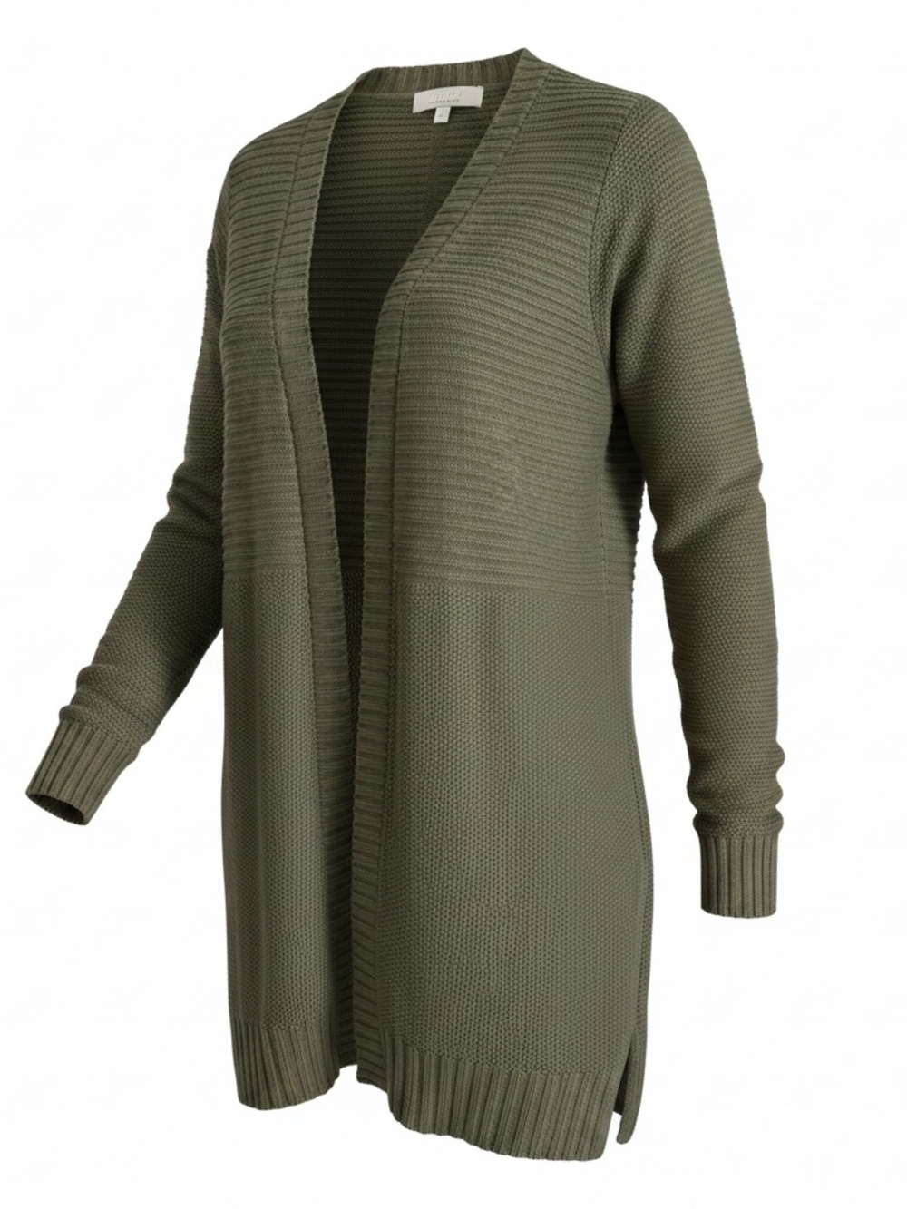 Marled by Reunited clothing long Cardigan in army green size Large